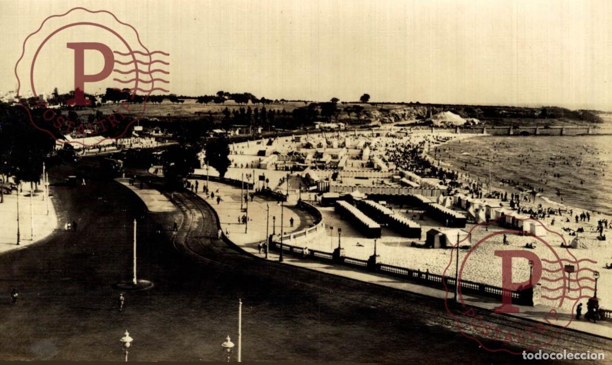 Postales: URUGUAY MONTEVIDEO PLAYA RAMIREZ RPPC FOTOGRAFICA.