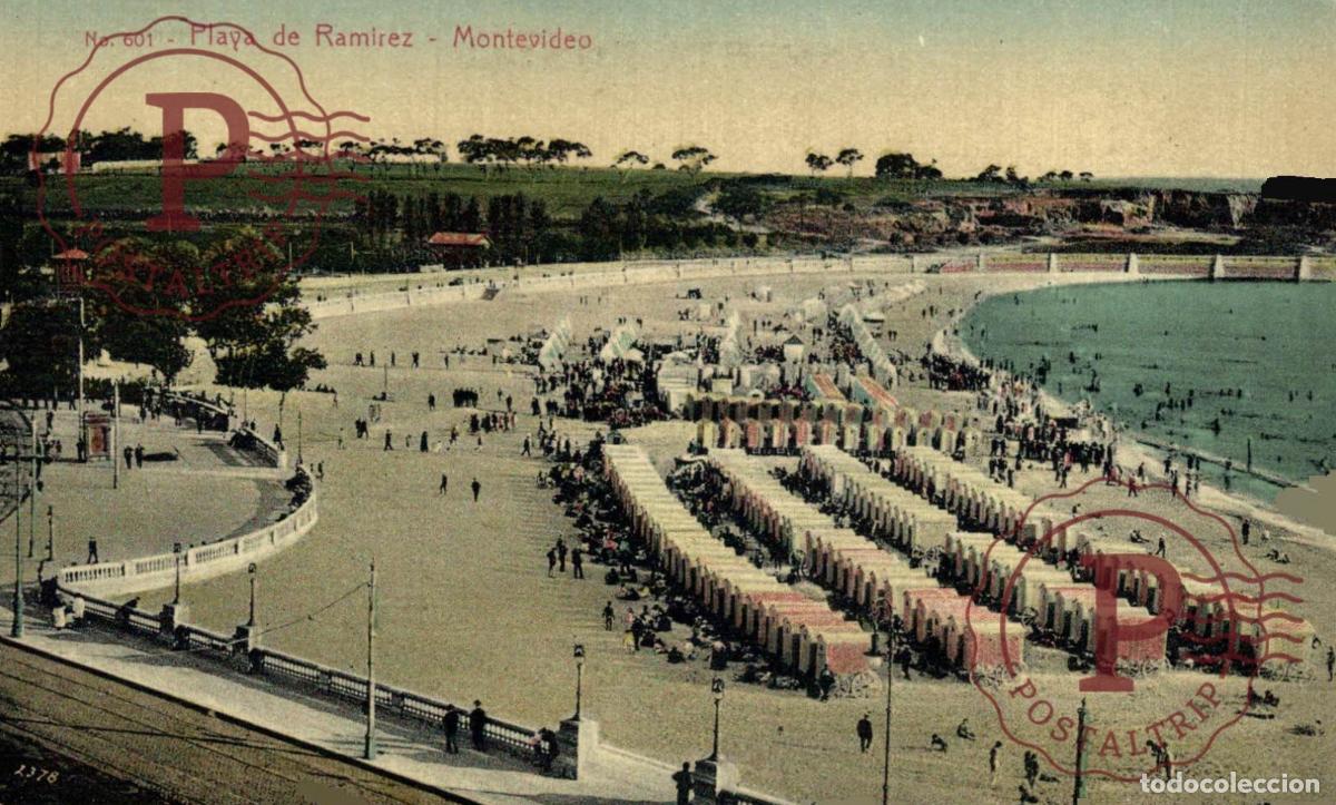 Postales: URUGUAY MONTEVIDEO PLAYA RAMIREZ - Foto 1