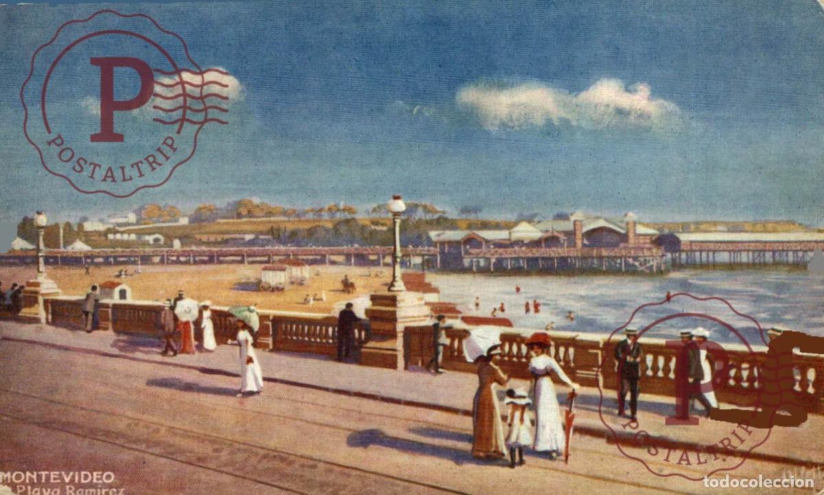 Postales: URUGUAY. MONTEVIDEO. PLAYA RAMIREZ - Foto 1