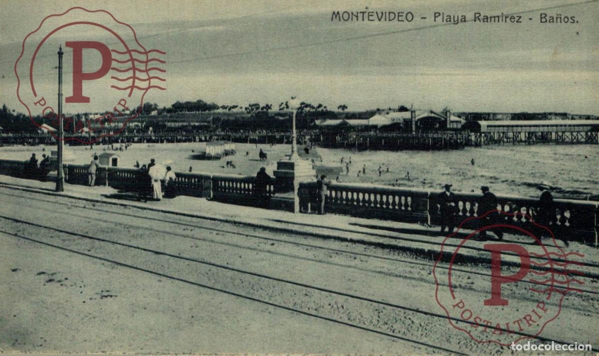 Postales: URUGUAY MONTEVIDEO. BA&Ntilde;OS PLAYA RAMIREZ