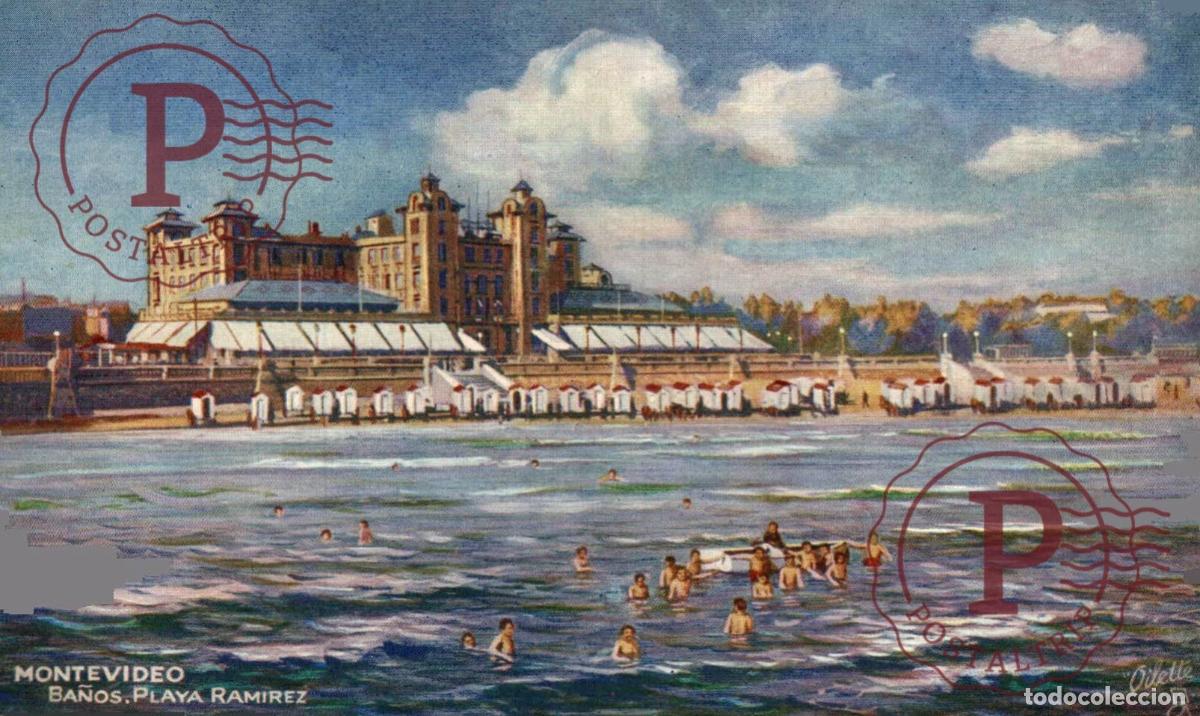 Postales: URUGUAY MONTEVIDEO. BA&Ntilde;OS PLAYA RAMIREZ