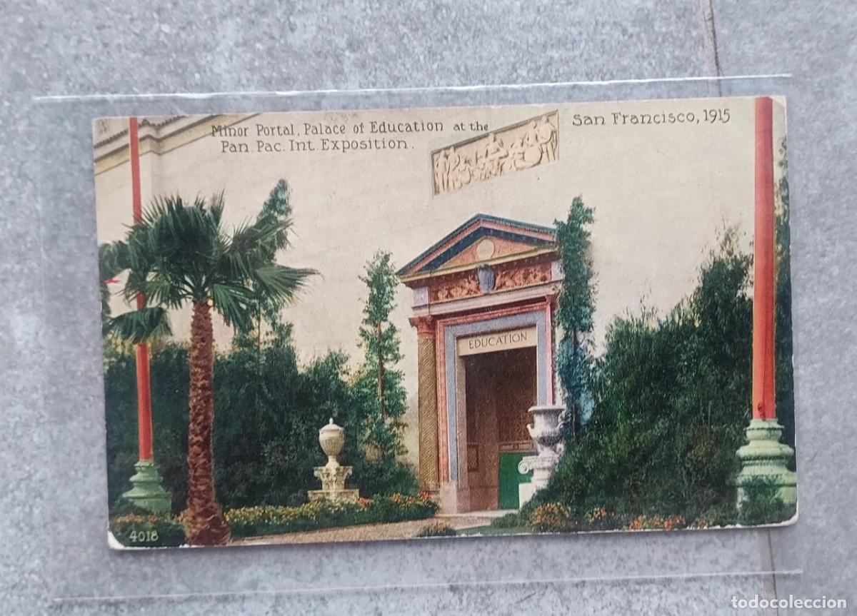 Postales: Postal antigua Palace of Education en la Exposici&oacute;n Internacional Panam&aacute;-Pac&iacute;fico, 1915