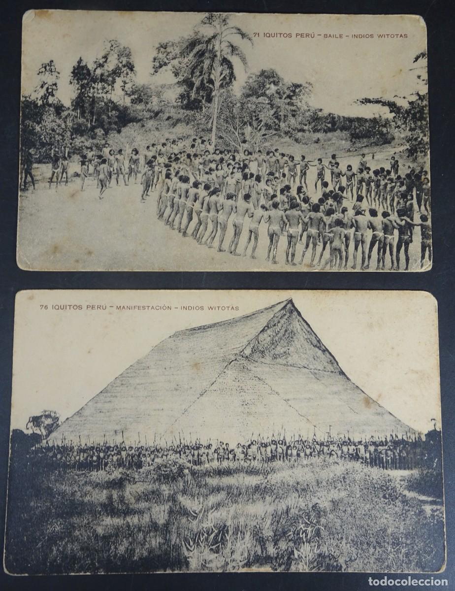 Postcards: 2 ANTIGUAS POSTALES CPA, IQUITOS PER&Uacute; INDIOS WITOTAS, VER FOTOS