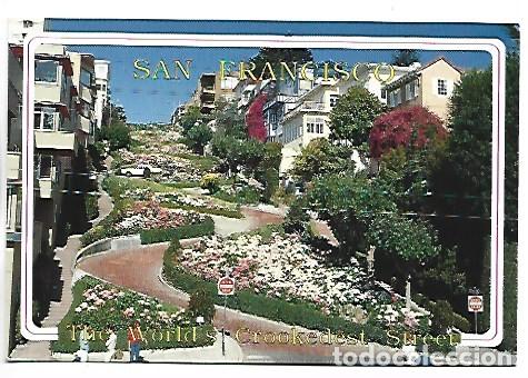 Postales: THE WORLD&acute;S CROOKEDEST STREET.- SAN FRANCISCO / USA