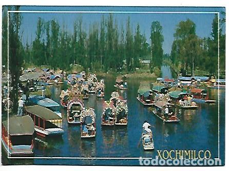 Postales: LOS JARDINES FLOTANTES - THE FLOATING GARDENS.- CIUDAD DE MEXICO
