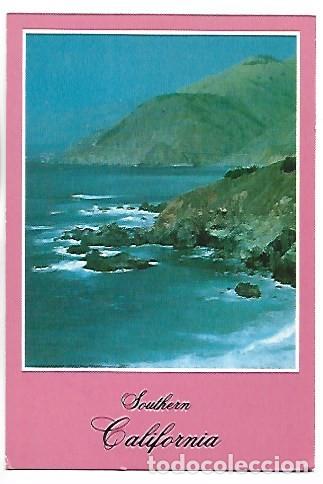 Postales: RUGGED CALIFORNIA COASTLINE SHOWING HIGWAY.- CALIFORNIA / USA
