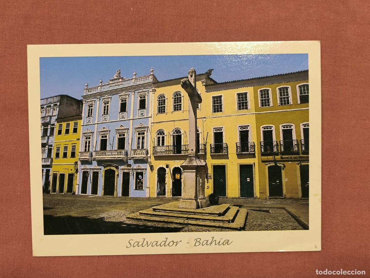 Postais: Postal Antigua Brasil Salvador Bah&iacute;a Colonial Coleccionismo