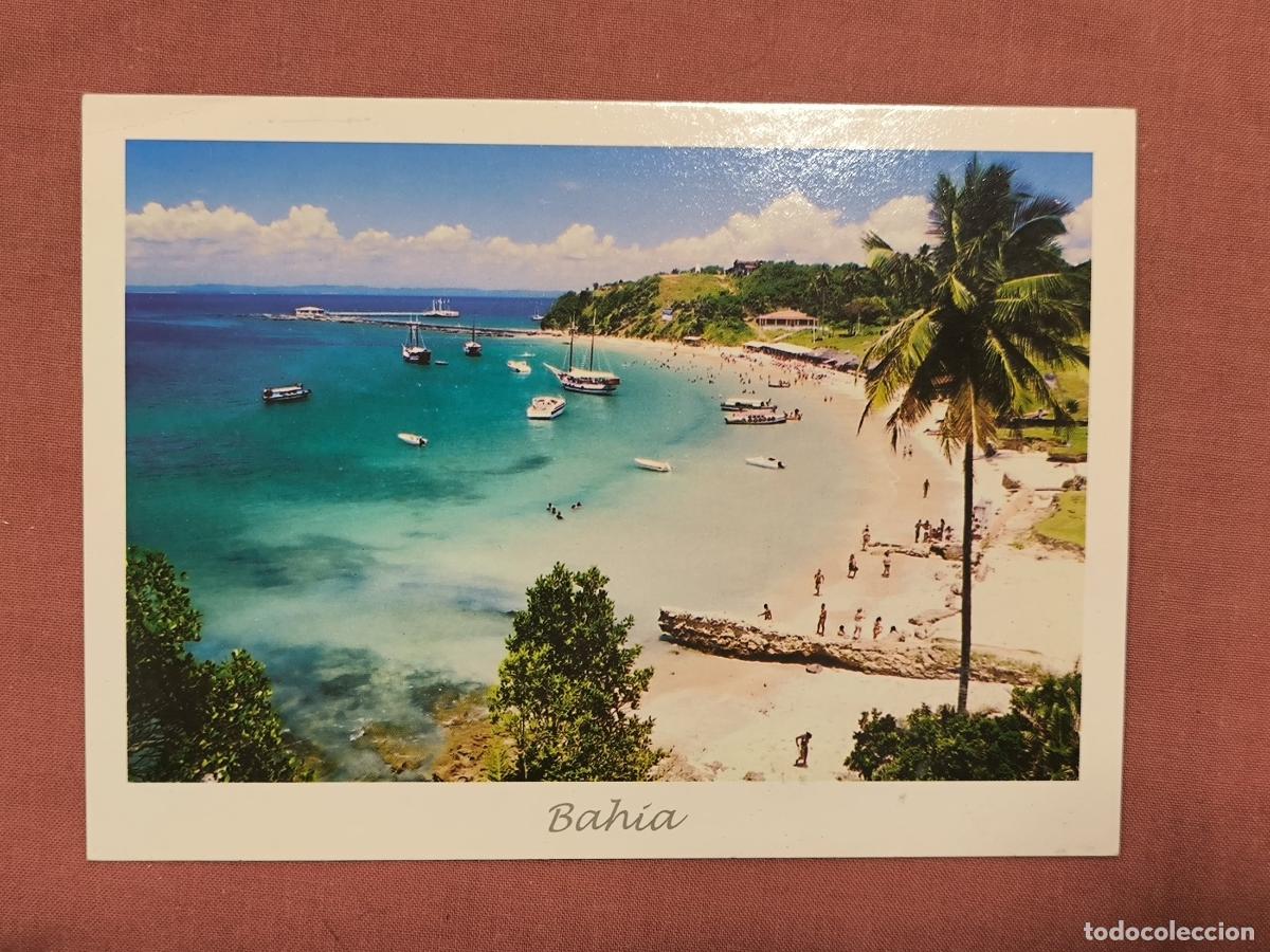Postais: Postal Antigua Brasil Bah&iacute;a Ilha Dos Frades Coleccionismo