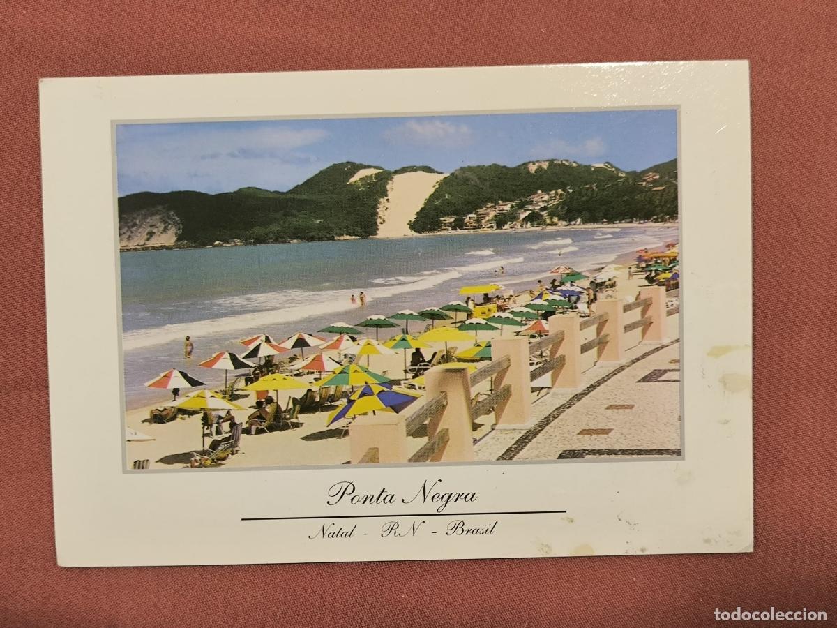 Postais: Postal Antigua Brasil Praia Pedra Negra Coleccionismo