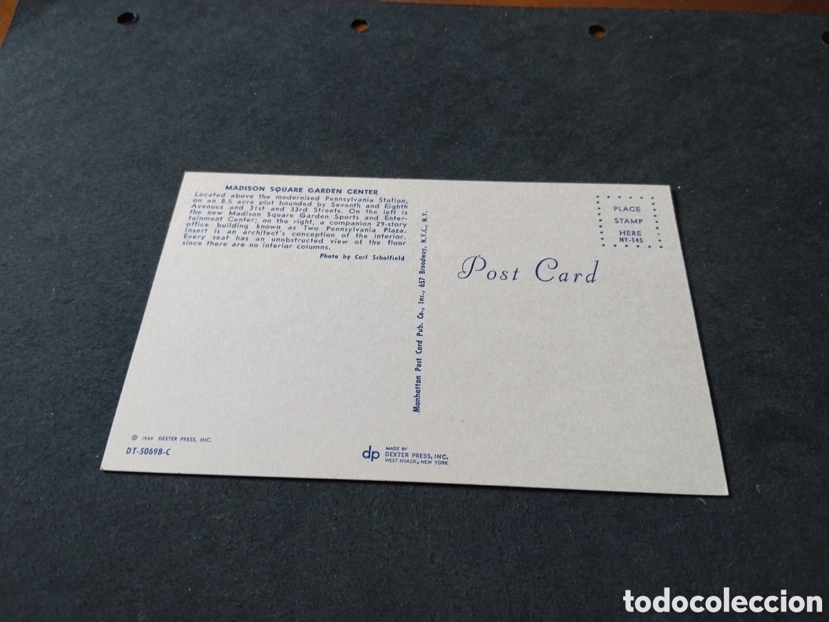Postales: Postal Madison square garden Center - Foto 2
