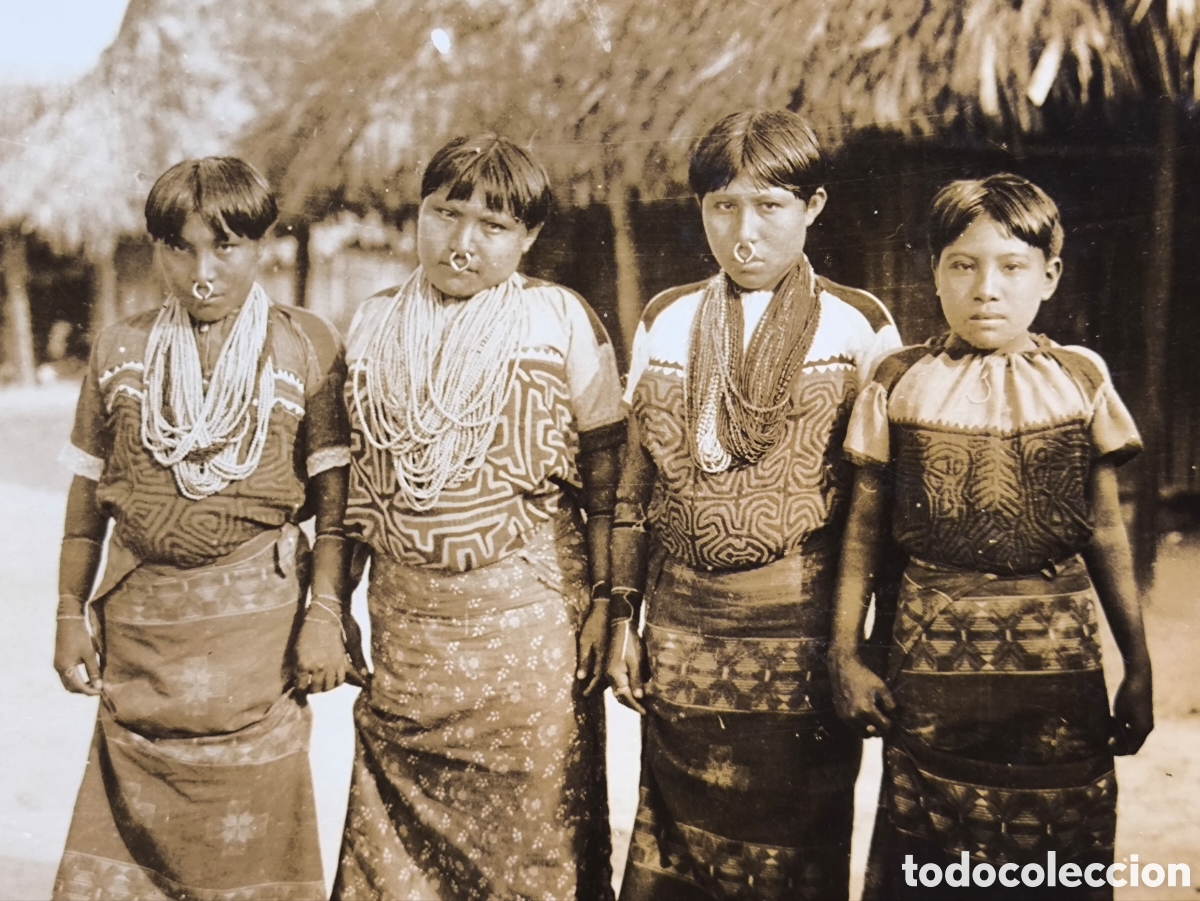 Postales: PANAM&Aacute; SAN BLAS IND&Iacute;GENAS GUNA ETNOGRAFIA POSTAL FOTOGR&Aacute;FICA C. 1925