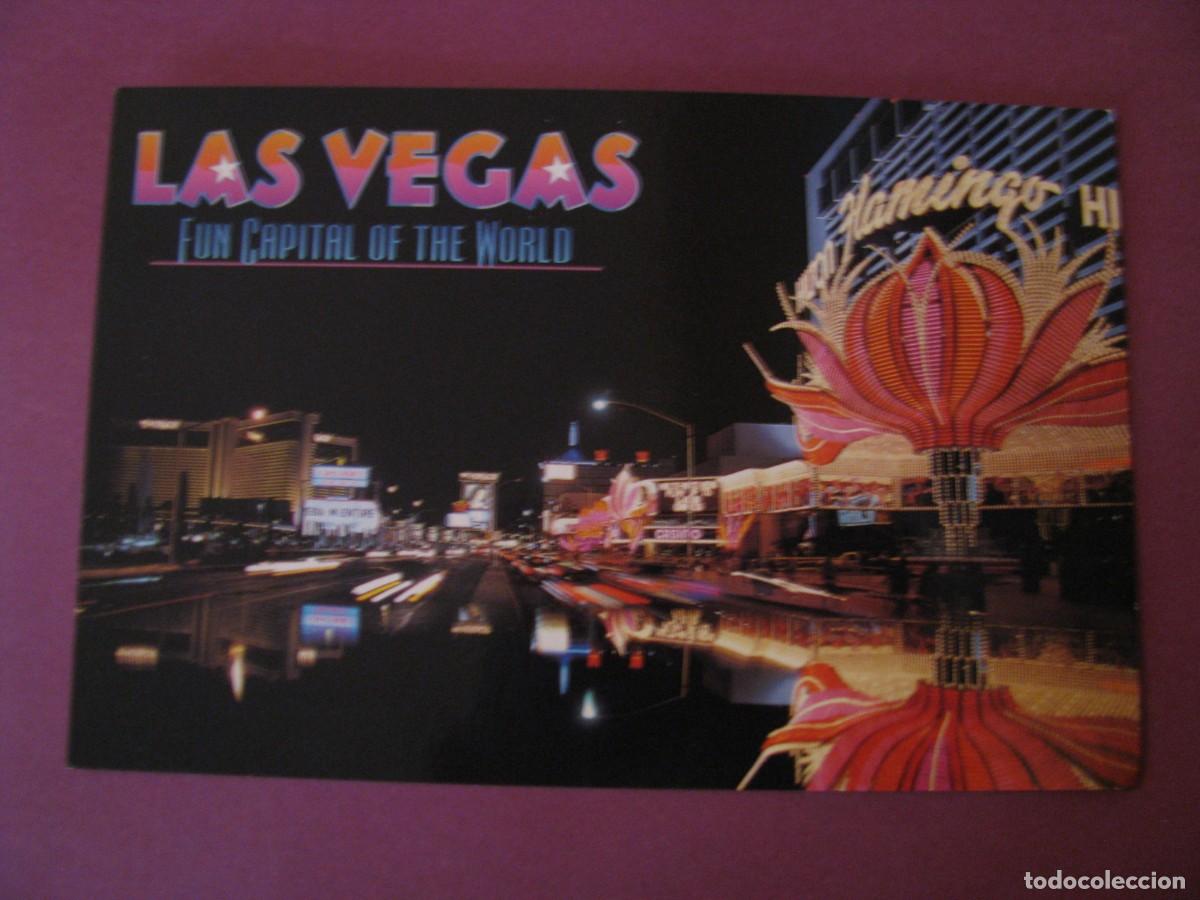Cartoline: POSTAL DE EE.UU. LAS VEGAS. FLAMINGP HILTON.