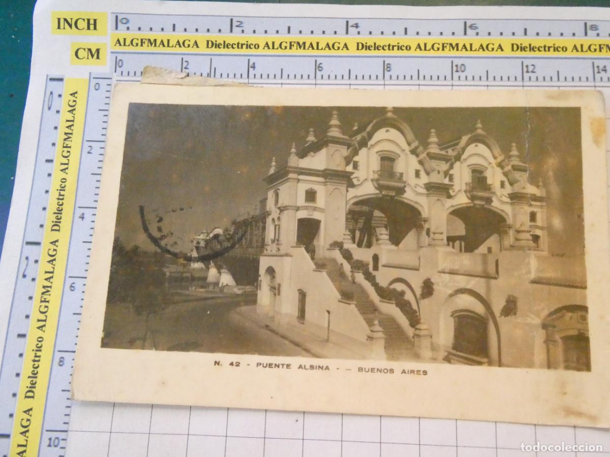 Cartoline: POSTAL DE ARGENTINA. A&Ntilde;OS 50. BUENOS AIRES. PUENTE ALSINA. 335
