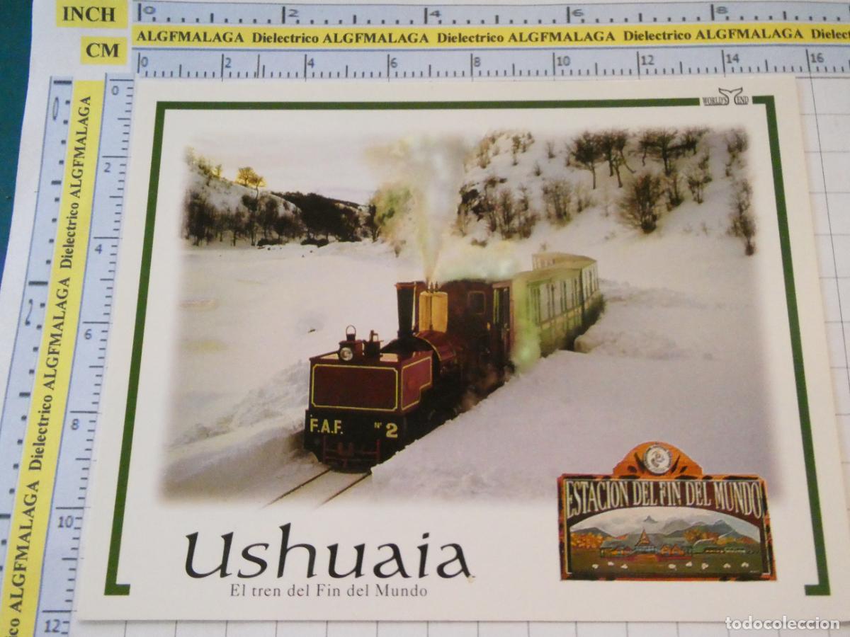 Cartes Postales: POSTAL DE ARGENTINA. TREN FERROCARRIL DEL FIN DEL MUNDO USHUAIA. 345