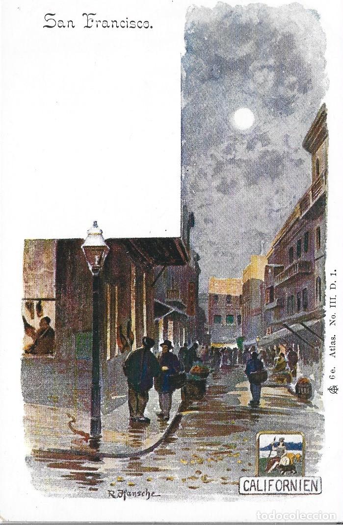 Postales: CALIFORNIA (ESTADOS UNIDOS) - CALLE DE SAN FRANCISCO - UNIVERSAL POSTAL UNION