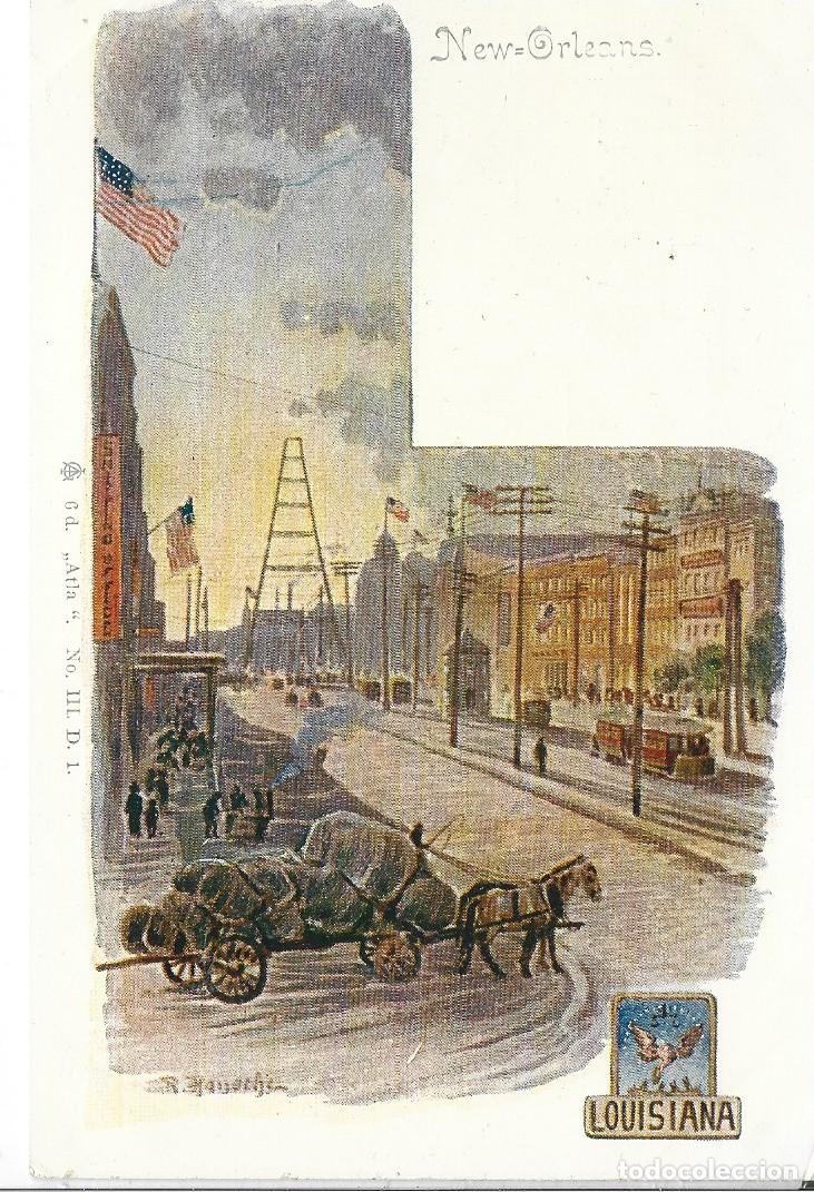 Cartes Postales: LUISIANA (ESTADOS UNIDOS) - CALLE DE NUEVA ORLEANS - UNIVERSAL POSTAL UNION