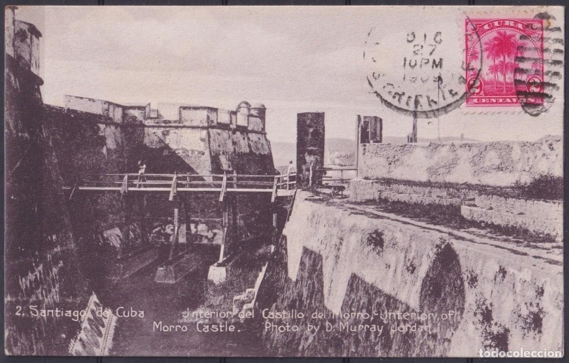 Cartoline: POS-1902 CUBA POSTCARD 1909 HAVANA MORRO CASTLE TO FRANCE.