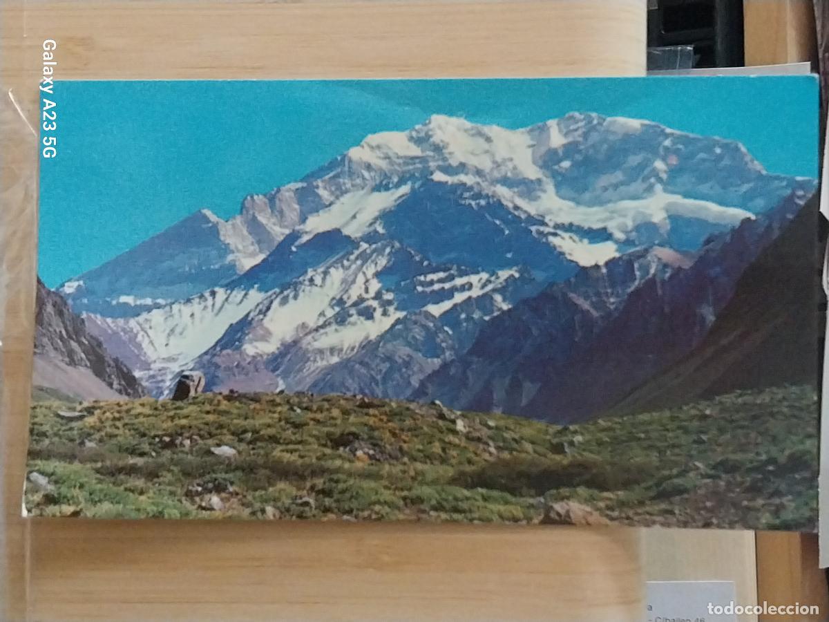 Postales: MENDOZA CORDILLERA DE LOS ANDES ARGENTINA ACONCAGUA ED EDICOLOR 6107 CIRCULADA VINTAGE