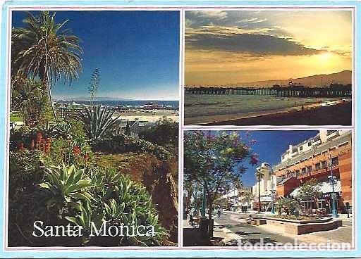 Postales: Estados Unidos y Santa M&oacute;nica, Palisades, Pier, 3rd Street Los &Aacute;ngeles a S. Pedro do Estoril 1992