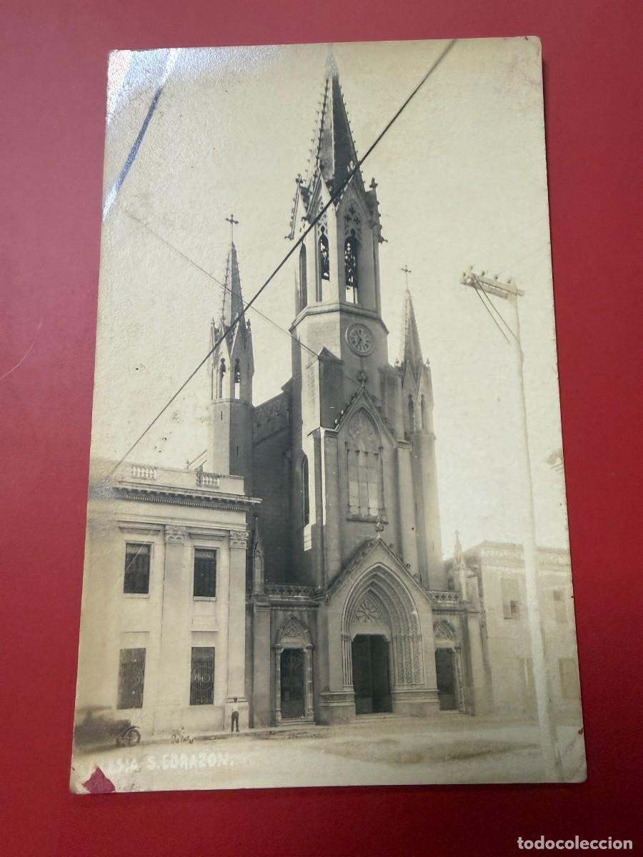 Postales: POSTAL POSTAL - IGLESIA DEL SAGRADO CORAZ&Oacute;N DE JES&Uacute;S - CAMAG&Uuml;EY - CUBA