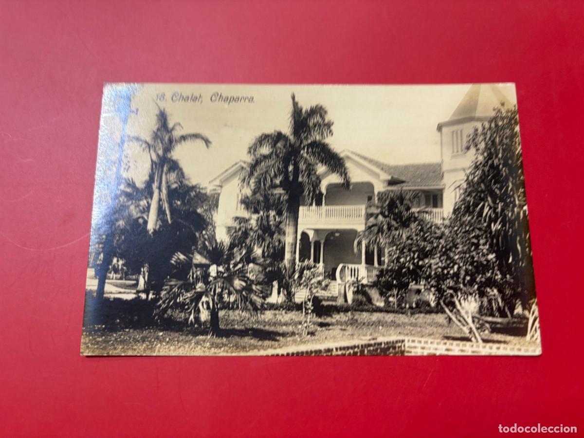 Postales: TARJETA POSTAL - CHALET DE CHAPARRA - CENTRAL AZUCARERA - CUBA