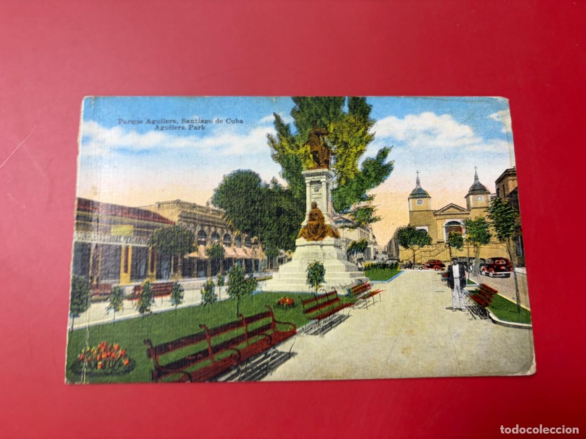 Postales: TARJETA POSTAL - PARQUE AGUILERA - SANTIAGO DE CUBA - CUBA