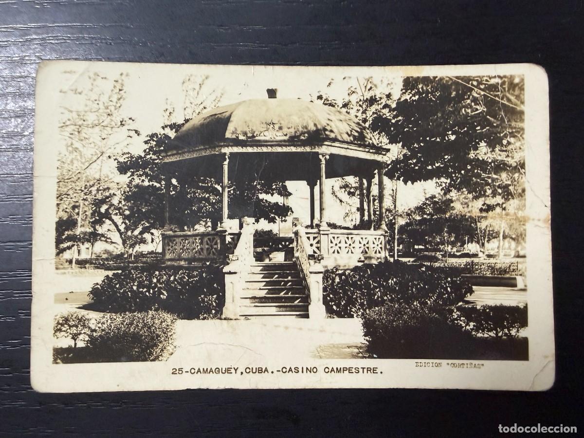 Postales: POSTAL FOTOGR&Aacute;FICA - CAMAG&Uuml;EY, CUBA - CASINO CAMPESTRE - EDICI&Oacute;N CORTINAS - N&ordm; 25
