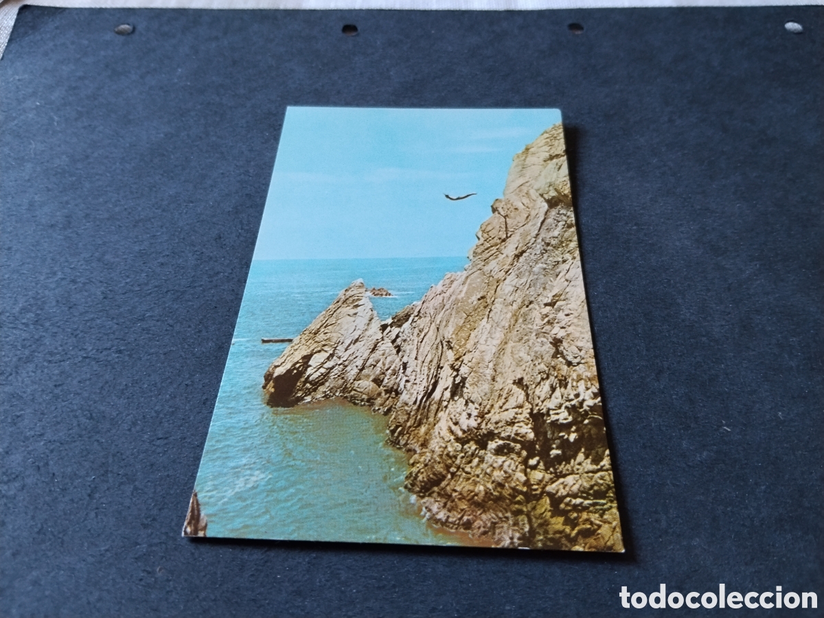Postales: Postal clavadista en la quebrada, Acapulco M&eacute;xico