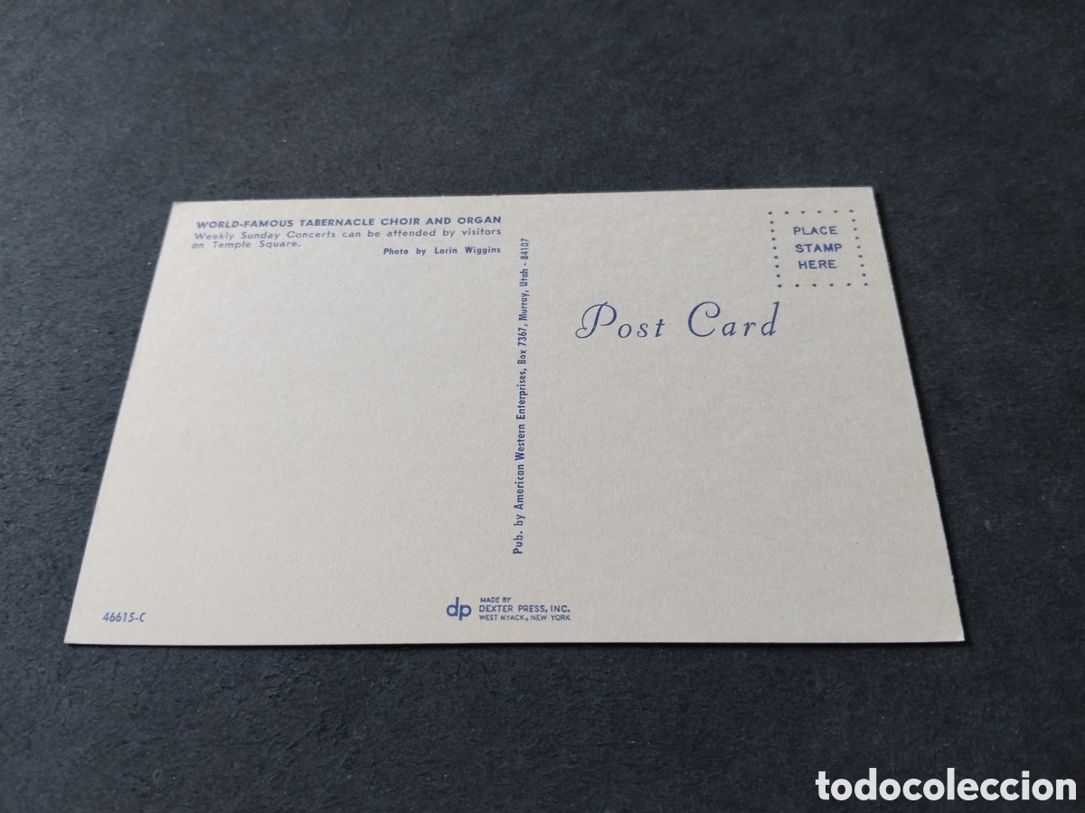 Postales: Postal coro tabern&aacute;culo &oacute;rgano - Foto 2