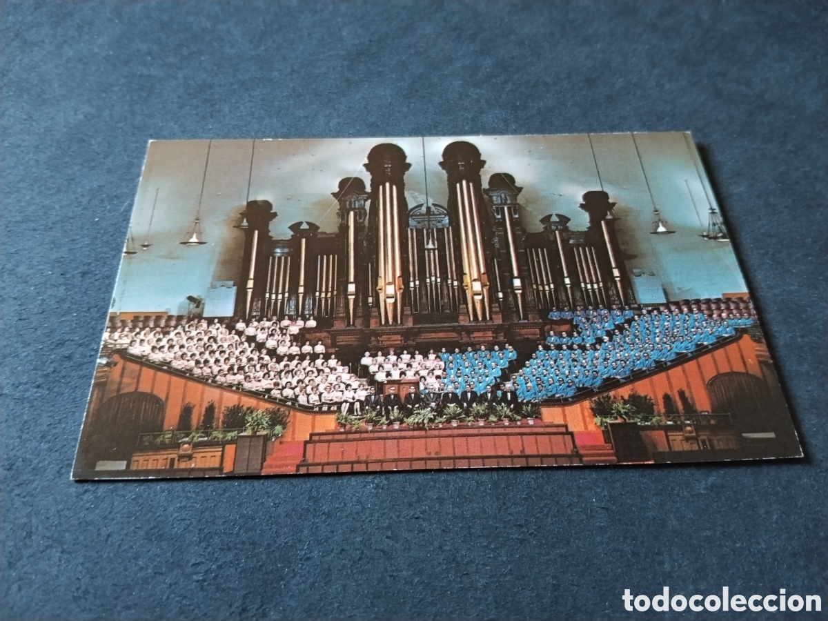 Postales: Postal coro tabern&aacute;culo &oacute;rgano