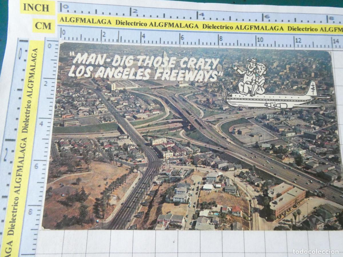 Postales: POSTAL DE ESTADOS UNIDOS. LOS &Aacute;NGELES SISTEMA DE AUTOV&Iacute;AS. 2961