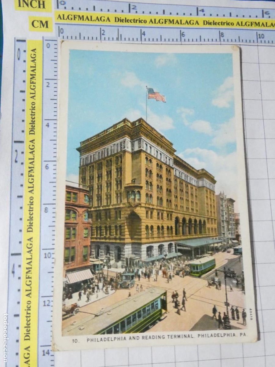 Postales: POSTAL DE ESTADOS UNIDOS. A&Ntilde;O 1926 PHILADELPHIA AND READING TERMINAL FERROCARRILES TRANV&Iacute;AS. 2966