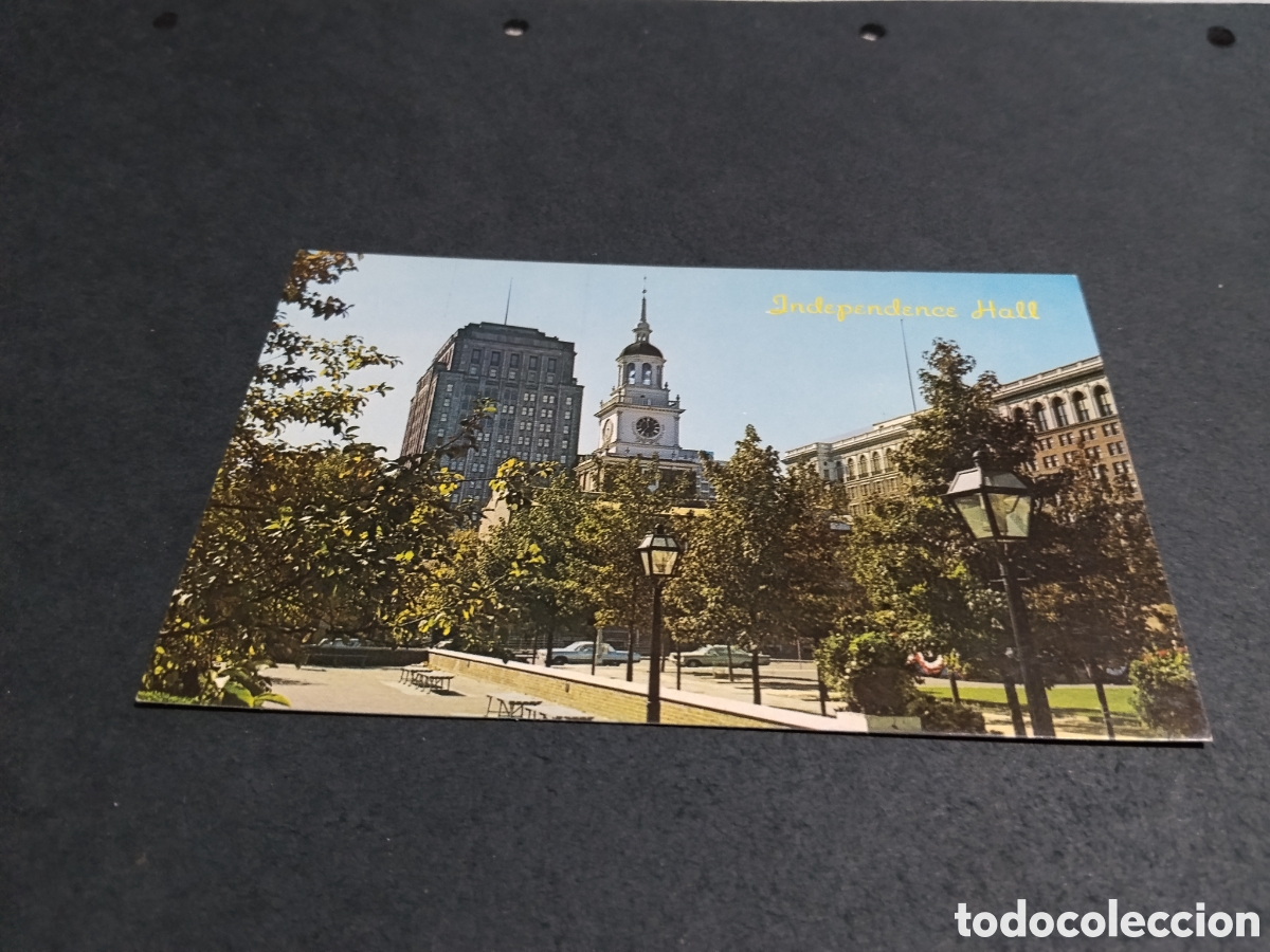 Postales: Postal independence Hall Philadelphia