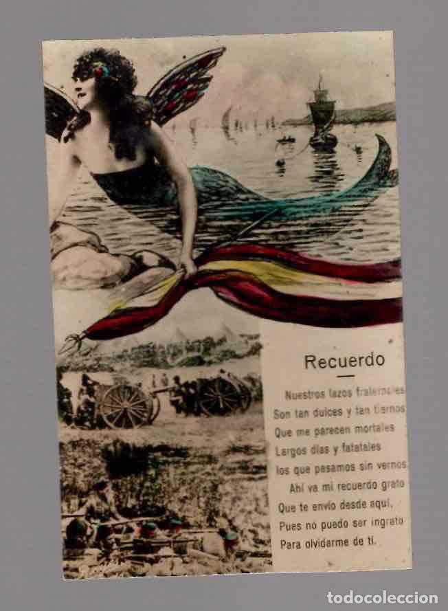 Postales: TARJETA POSTAL CONCORDIA CUBA Y ESPA&Ntilde;A, LA HABANA, A&Ntilde;O 1908