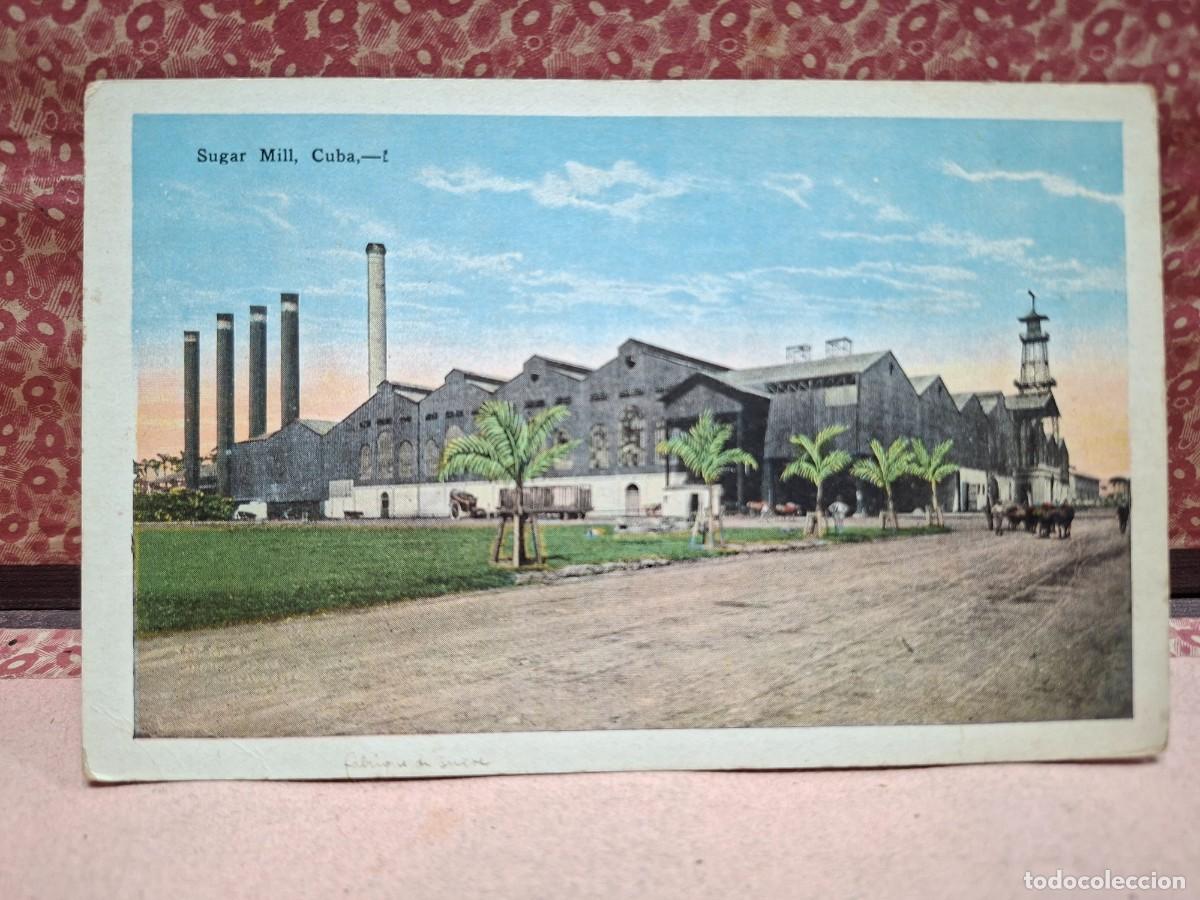 Postales: ANTIGUA POSTAL FABRICA AZUCAR SUGAR MILL CUBA