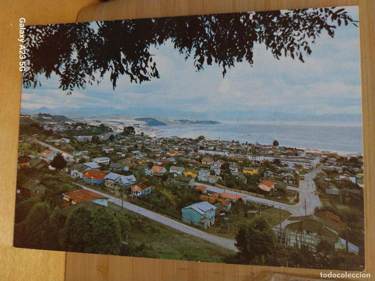 Postales: PUERTO MONTT CHILE POSTAL MODERNA 627 ESCRITA VISTA PUEBLO
