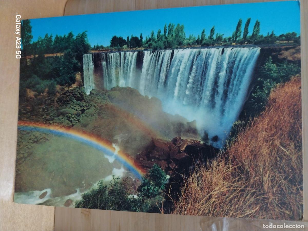 Postales: SALTO DEL LAJA CHILE ED SODISAR 902 ESCRITA VISTA CASCADA ARCO IRIS