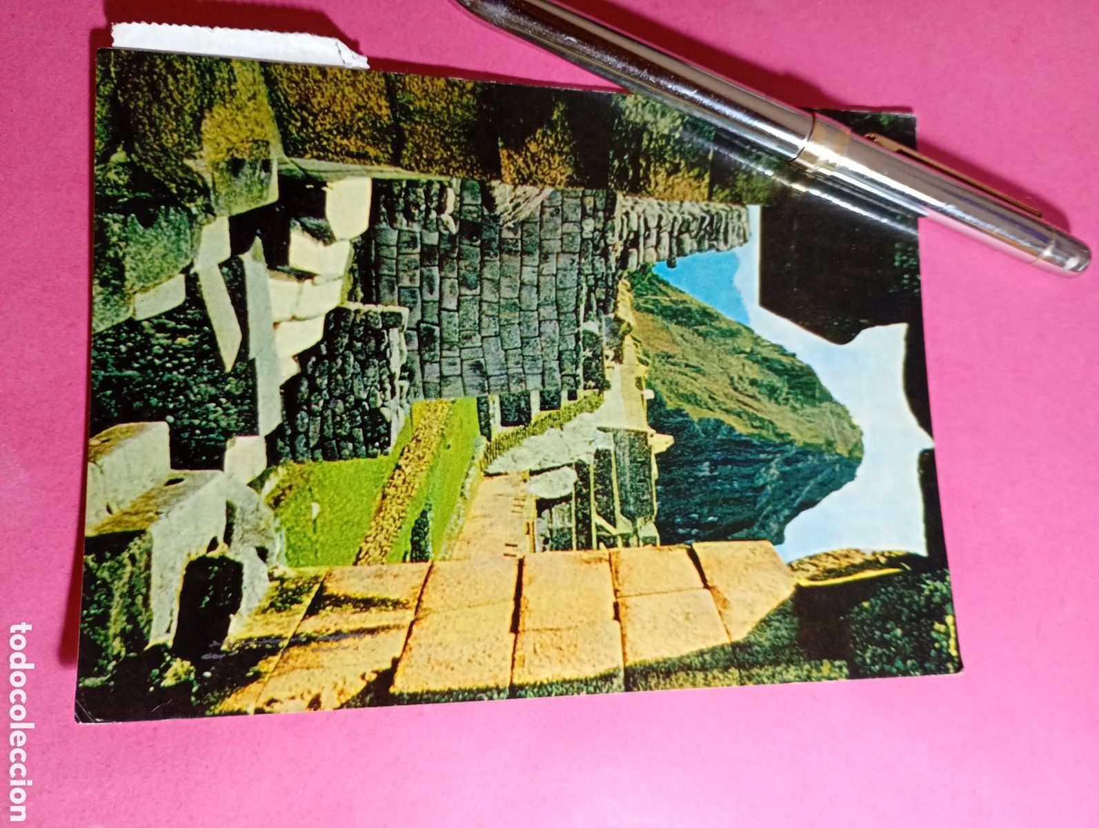 Postales: MIATCHU PITCHU PERU ''VISTA DE LAS RUINAS'' color circlada 1975