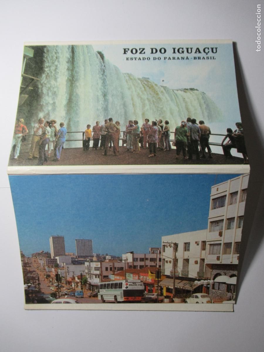 Postales: Bloc Brasil - Foz do Igua&ccedil;u. Estado do Paran&aacute; - 10 postales en acorde&oacute;n
