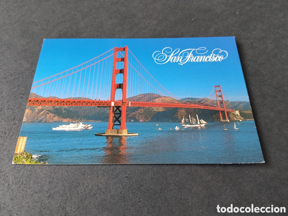 Postales: Postal San Francisco,puente barcos