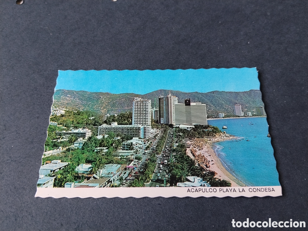 Postales: Postal Acapulco playa la Condesa, M&eacute;xico