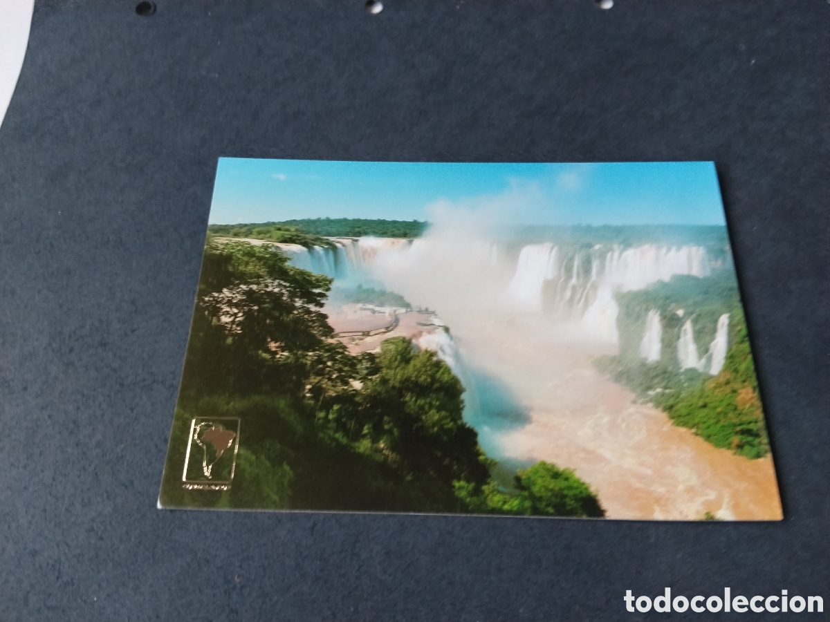 Postales: Postal Brasil Foz do Iguaz&uacute; , cataratas