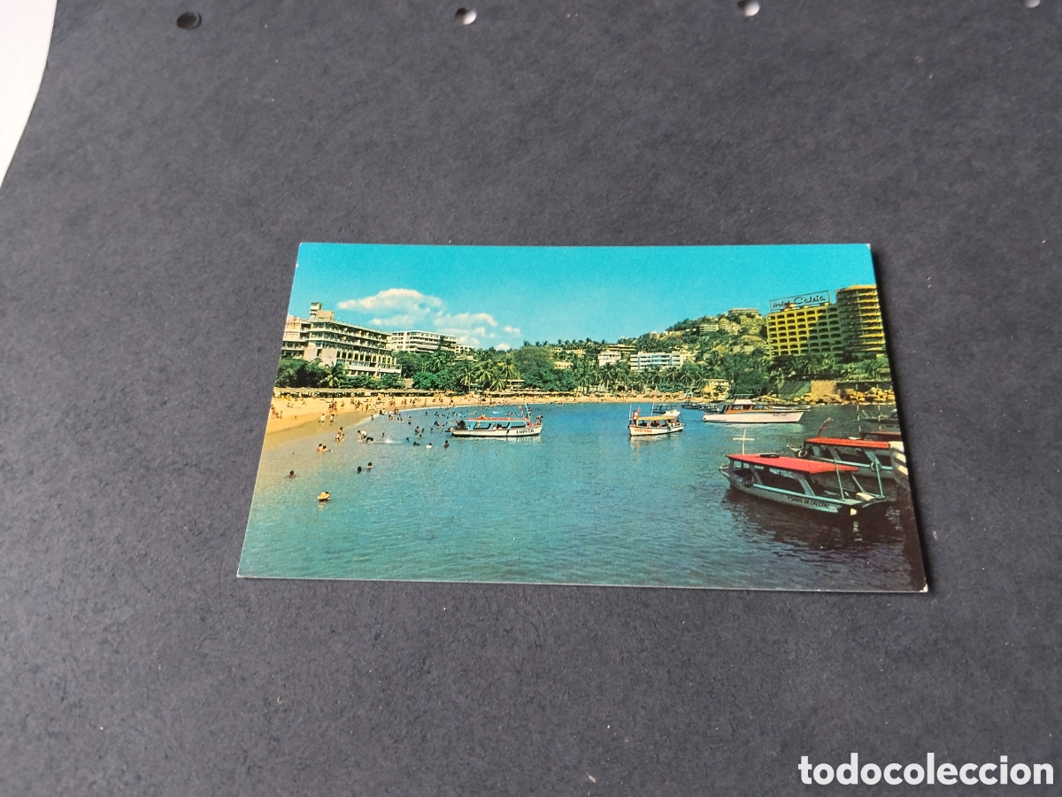 Postales: Postal Caleta Acapulco M&eacute;xico