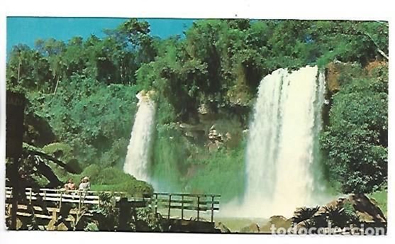 Postales: SALTO &rdquo; DOS HERMANAS &rdquo;, CATARATAS DEL IGUAZU.- MISIONES
