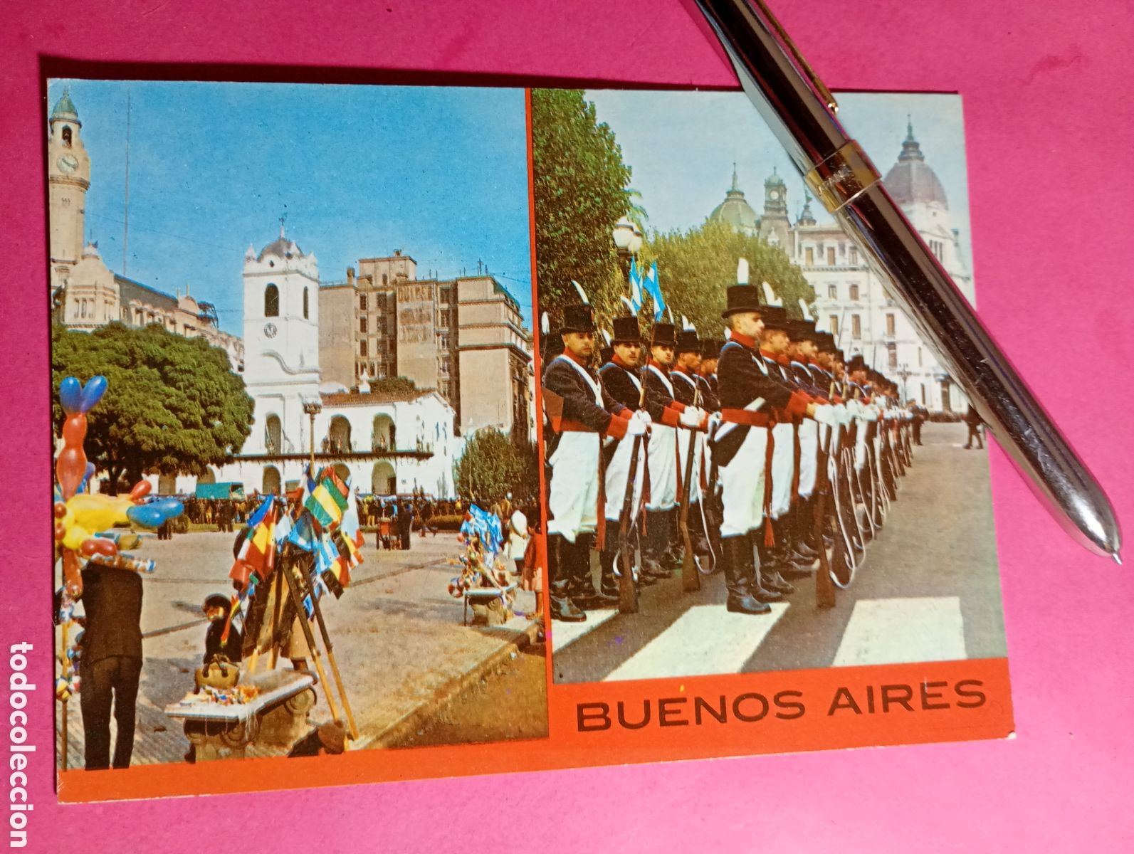 Postales: BUENOS AIRES LA FAMOSA ''PLAZA DE MAYO'' ARGENTINA COLOR ESCRITA 1975