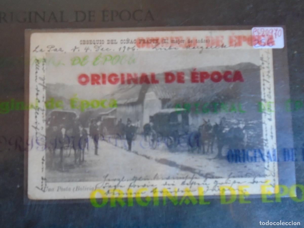 Postales: (PS-80970)POSTAL DE BOLIVIA-UNA POSTA.OBSEQUIO DEL CO&Ntilde;AC FRAPIN