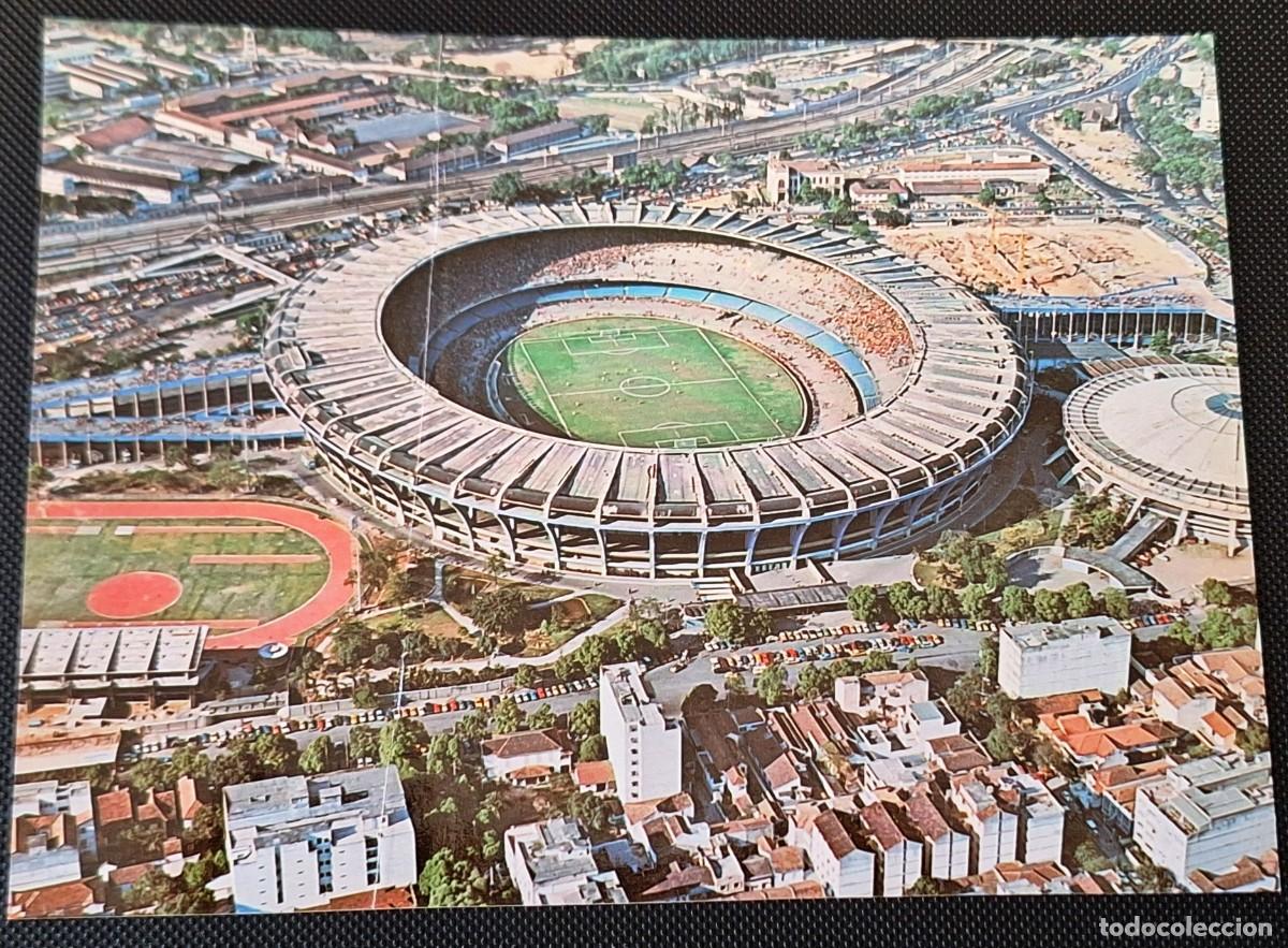 Postales: LAMINA POSTAL GRANDE (21 X 15) EN COLOR DE RIO DE JANEIR0 - ESTADIO MARIO FILHO (MARACANA) - NUEVA