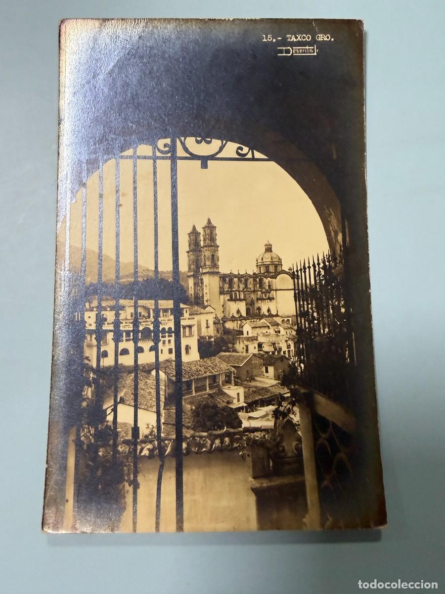 Postales: TARJETA POSTAL. M&Eacute;XICO. TAXCO GUERRERO. VISTA PANOR&Aacute;MICA DE LA CATEDRAL DE SANTA PRISCA. KODAK.