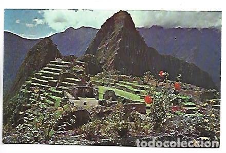 Postales: VISTA PARCIAL DE LA CIUDADELA Y HUAYNAPICCHU.- MACHUPICCHU / PERU