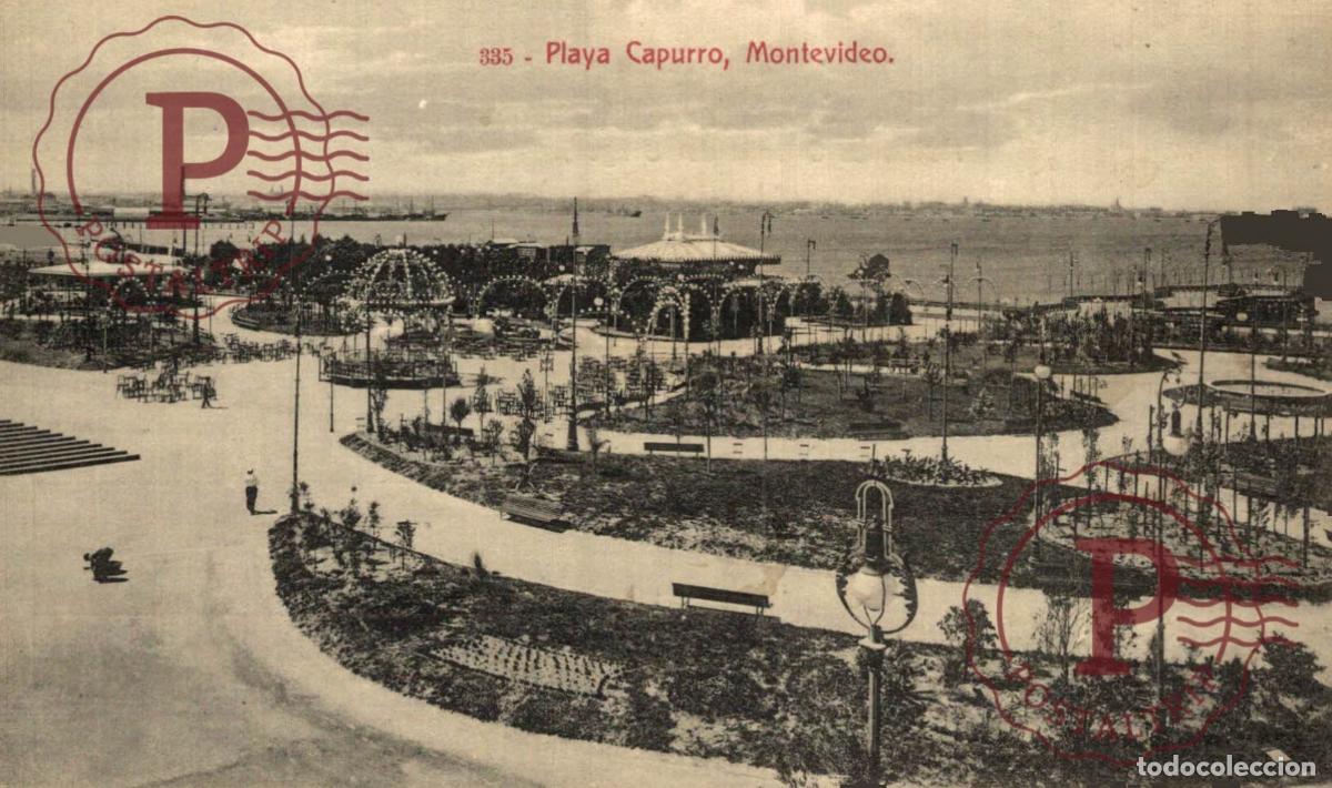 Postales: URUGUAY. MONTEVIDEO. PLAYA CAPURRO.